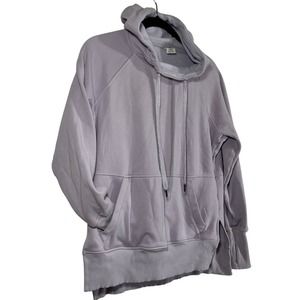 Athletic Works Women's M Soft Lavender Split‎ Side Hoodie